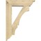 Ekena Millwork Balboa Traditional Rough Sawn Bracket w/ Offset Brace, Douglas Fir, 6"W x 20"D x 28"H BKT0604X20X28BOA01RDF - alternate 2